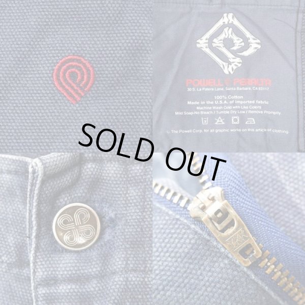 画像3: 00's POWELL PERALTA プリーツ入り ダックバギーパンツ "MADE IN USA" (3)