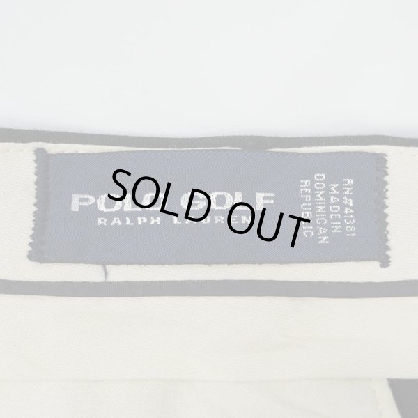 画像3: 90's Polo Ralph Lauren 2タック トラウザー "POLO GOLF / BLACK" (3)