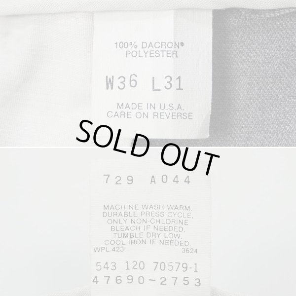 画像4: 90's Levi's アクションスラックス "MADE IN USA / HEATHER GRAY" (4)