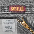 画像3: 00's RUSTLER ブラックデニムパンツ "W34 L29" (3)