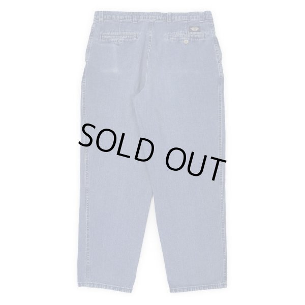 画像2: Early 90's DOCKERS 2タック デニムトラウザー "実寸W34 L28 / MADE IN USA" (2)
