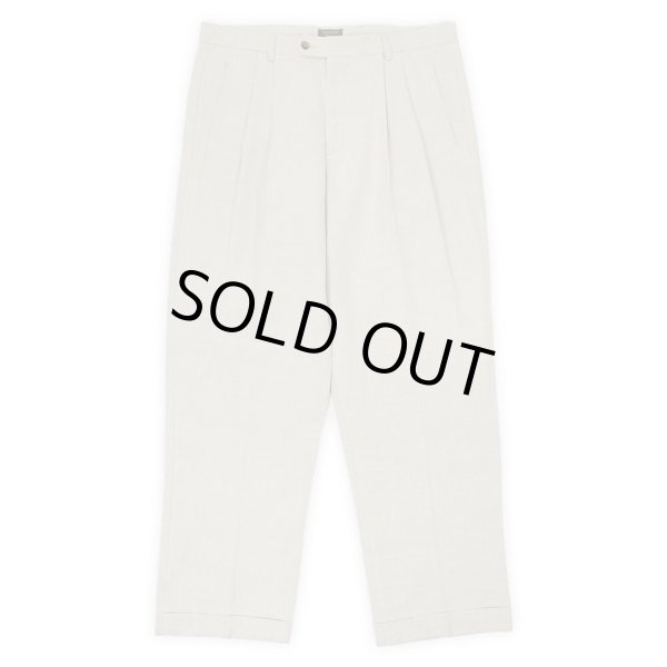 画像1: Late 90's DOCKERS 2タック コットンリネントラウザー "W36 L30" (1)