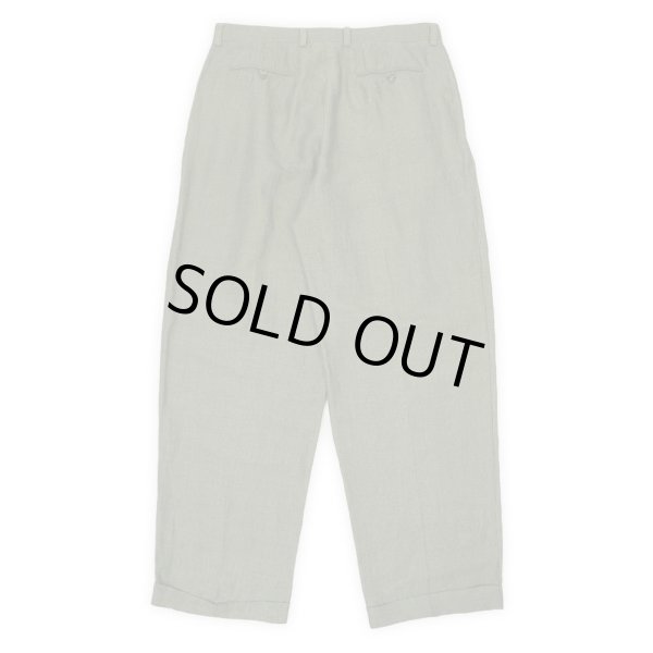 画像2: 90's Banana Republic 2タック トラウザー "W34 L32 / Linen×Rayon" (2)
