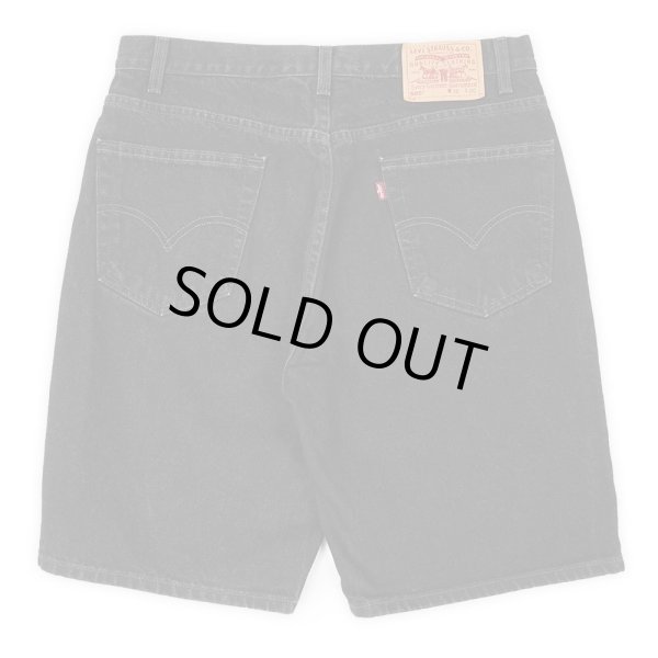 画像2: Early 00's Levi's 505 ブラックデニムショーツ (2)