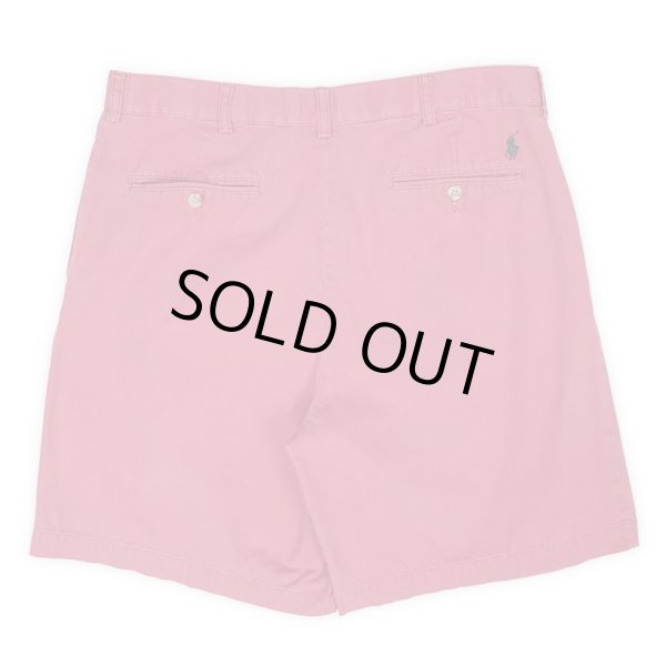 画像2: 00's Polo Ralph Lauren 2タック チノショーツ "TYLER SHORT / PINK" (2)