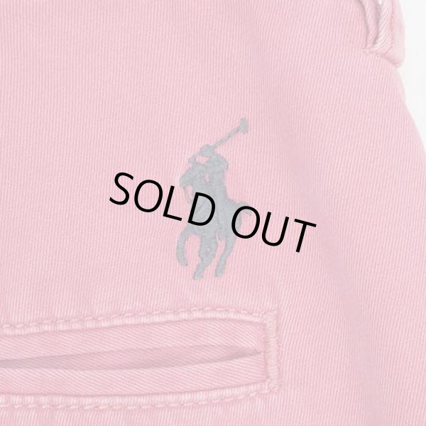 画像3: 00's Polo Ralph Lauren 2タック チノショーツ "TYLER SHORT / PINK" (3)