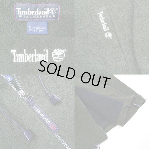 画像3: 90's Timberland フリースフーディージャケット (3)