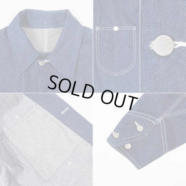 画像3: 90's unknown デニムカバーオール (3)