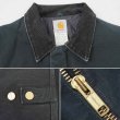 画像4: 00's Carhartt トラディショナルジャケット "BLACK / 企業ロゴ刺繍" (4)