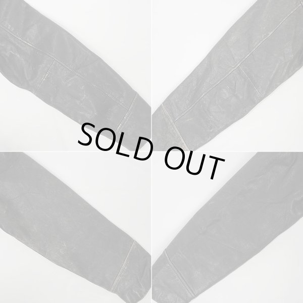 画像6: 90-00's J.CREW レザージャケット "BLACK" (6)