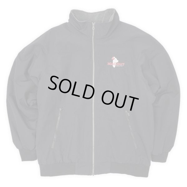 画像1: 00's LANDS' END フリースライナー ナイロンジャケット "BLACK" (1)