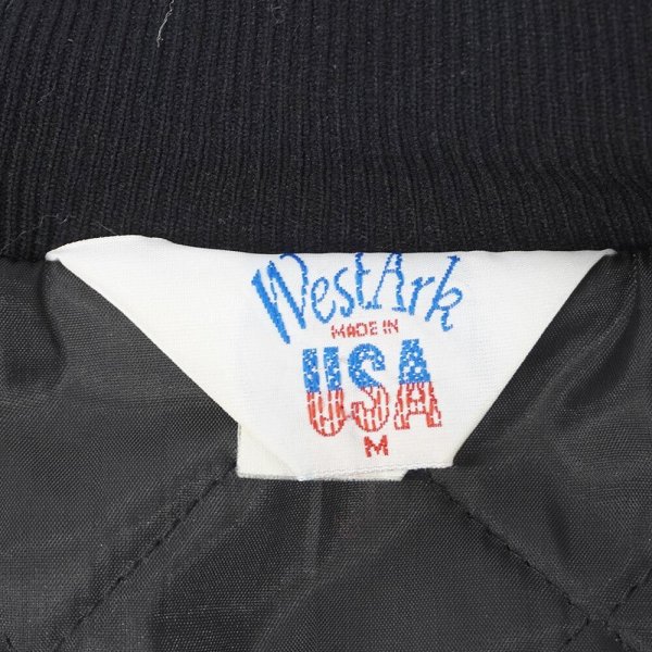画像2: 90's West Ark ナイロンスタジャン "MADE IN USA" (2)
