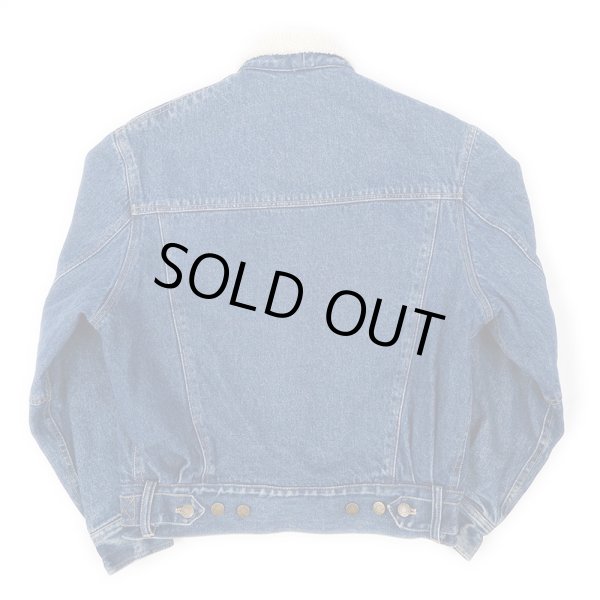 画像2: 90's Calvin Klein デニムボアジャケット (2)