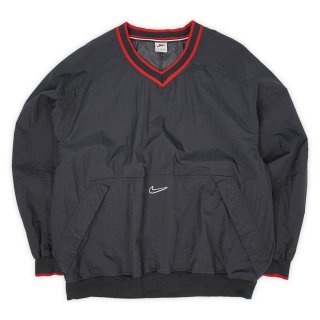 90s NIKEナイキ マルチカラー 切り替え ハーフジップ プル