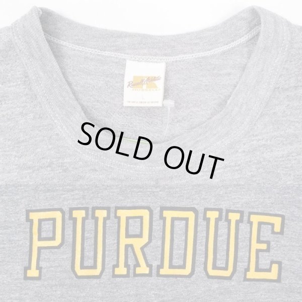 画像2: 70's Russell カレッジプリントTシャツ "PURDUE" (2)