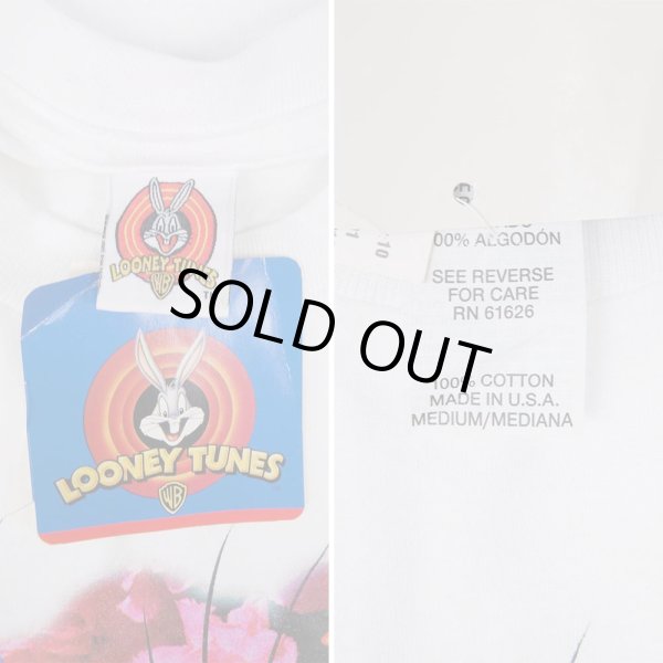 画像2: 90's Looney Tunes キャラクタープリントTシャツ "DEADSTOCK / MADE IN USA" (2)