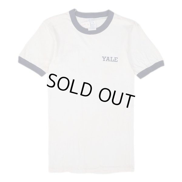 画像1: 70's YALE リンガーTシャツ "DEADSTOCK" (1)