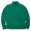 画像1: 90's Polo Ralph Lauren タートルネック カットソー "GREEN" (1)