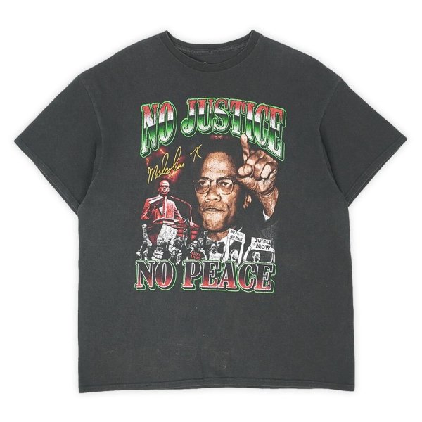 画像1: 00's Malcolm X プリントTシャツ (1)