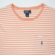 画像3: 00's Polo Ralph Lauren ボーダー ポケットTシャツ “ORANGE×WHITE” (3)