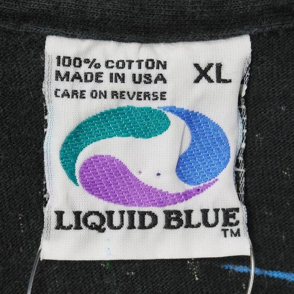 画像3: 90's LIQUID BLUE オールオーバープリントTシャツ "HEMISPHERE BOREAL / MADE IN USA" (3)