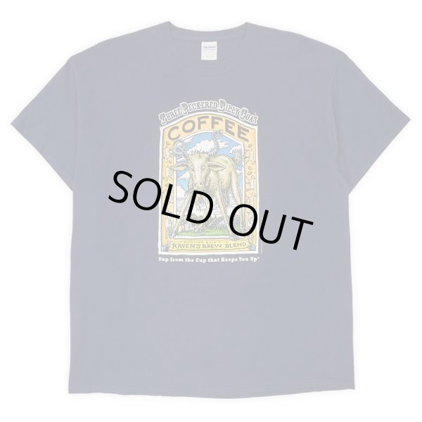 画像1: 00's RAY TROLL アートTシャツ "Raven's Brew Coffee" (1)