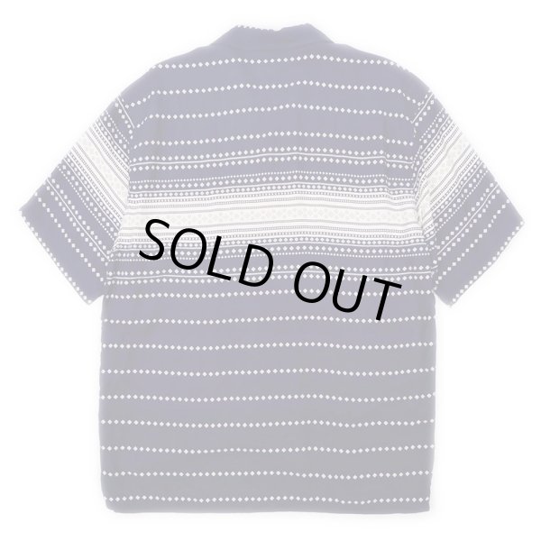 画像2: 90's Banana Republic 総柄 オープンカラーレーヨンシャツ (2)