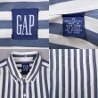 画像3: 90's OLD GAP S/S ストライプ柄 ボタンダウンシャツ (3)