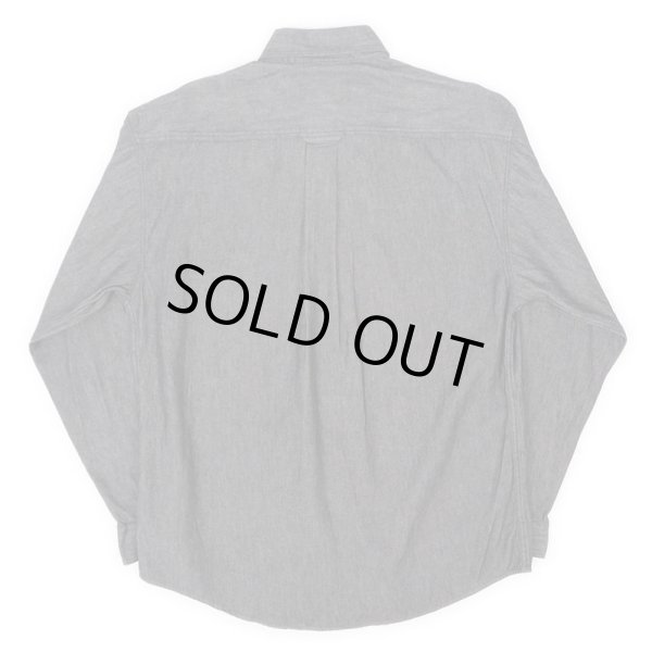 画像2: 90's HIGH SIERRA 先染めブラックデニム ボタンダウンシャツ "DEADSTOCK" (2)