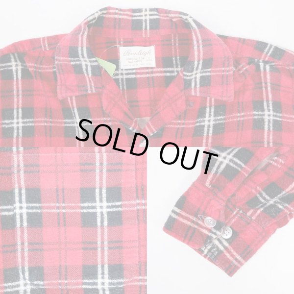 画像4: 70's Pennleigh オープンカラー プリントネルシャツ (4)