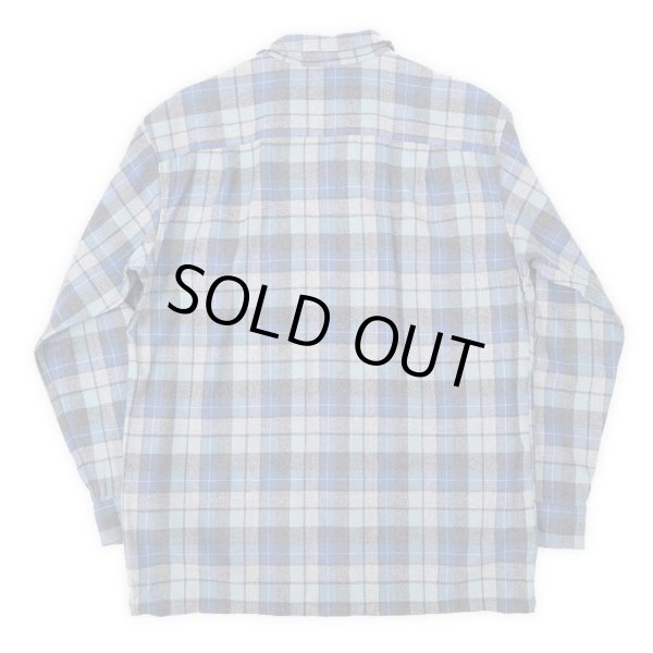 画像2: 00's Pendleton オープンカラー ウールシャツ (2)