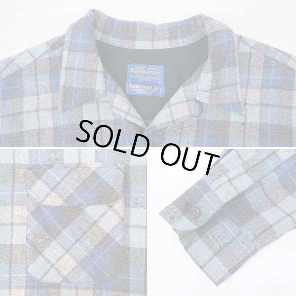 画像4: 00's Pendleton オープンカラー ウールシャツ (4)