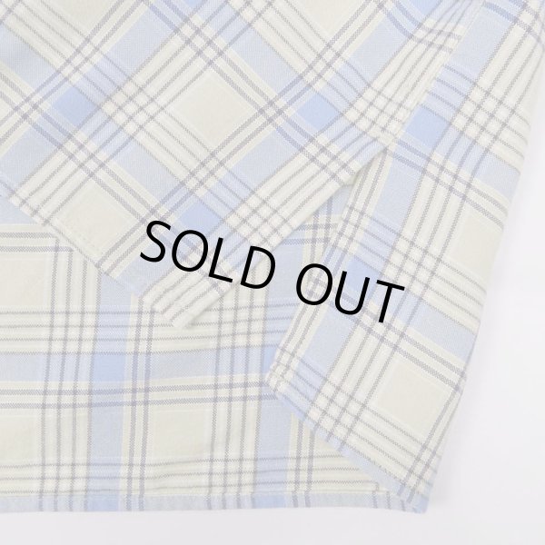 画像5: 90's Eddie Bauer レギュラーカラーシャツ “Light Green Plaid” (5)