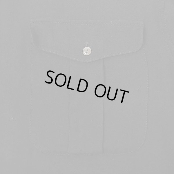 画像3: 00's Polo Ralph Lauren レーヨンワークシャツ “BLACK” (3)