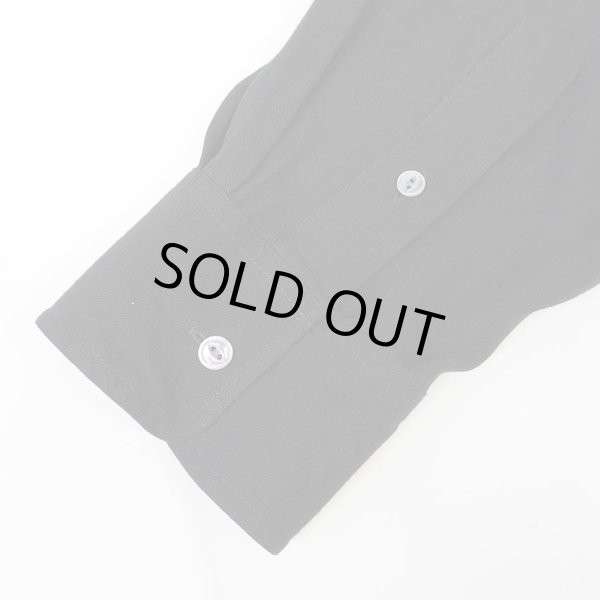 画像4: 00's Polo Ralph Lauren レーヨンワークシャツ “BLACK” (4)