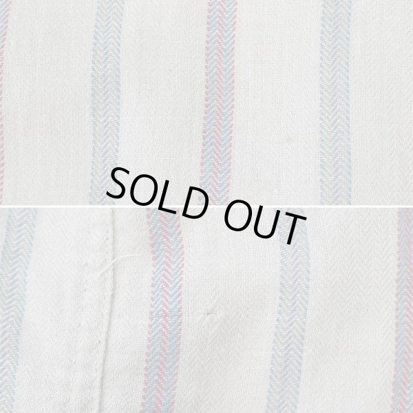 画像4: 90's DOCKERS バンドカラー ボックスシャツ (4)