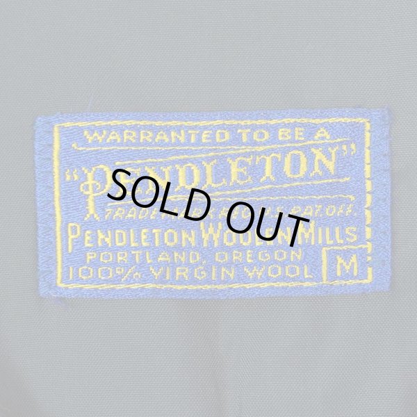 画像2: 60's Pendleton オープンカラー ウールシャツ “BROWN Plaid” (2)