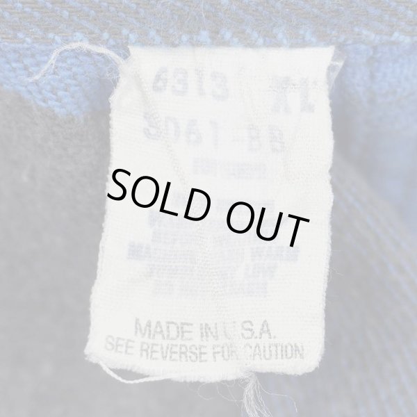 画像3: 80's FIVE BROTHER ブロックチェック柄 ヘビーネルシャツ "MADE IN USA" (3)