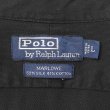 画像2: 90's Polo Ralph Lauren レギュラーカラーシャツ “MARLOWE / BLACK” (2)