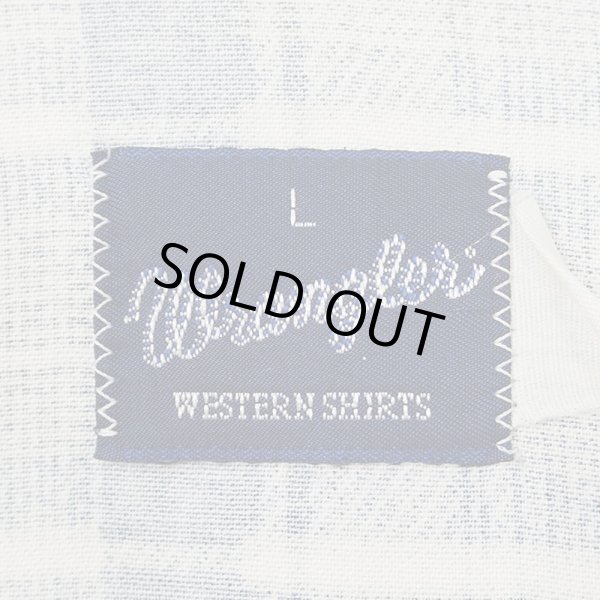 画像2: 80's Wrangler S/S プリントネル ボタンダウンシャツ (2)