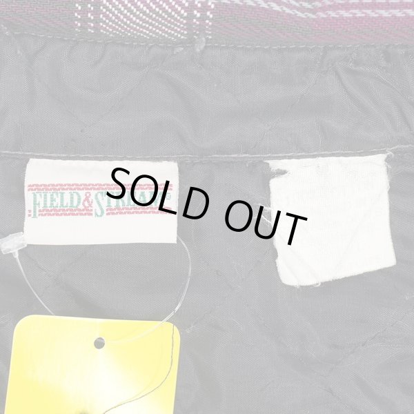 画像2: 90's Field & Stream ヘビーネルシャツ "Burgundy Plaid" (2)