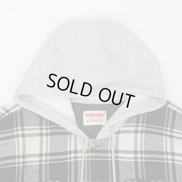 画像3: 00's Wrangler キルティングライナー フーディーネルシャツ "DEADSTOCK" (3)