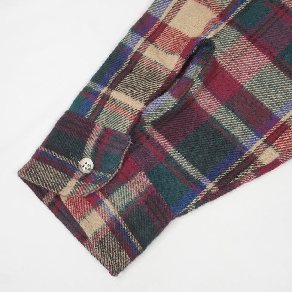 画像4: 90's FIVE BROTHER ヘビーネルシャツ "MADE IN USA / DEADSTOCK" (4)