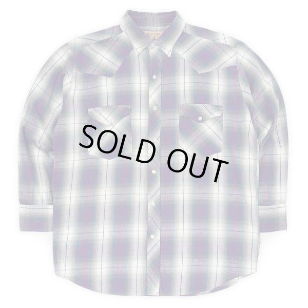 画像1: 90's BIG MAC フランネル ウエスタンシャツ "OMBRE PLAID" (1)