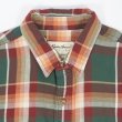 画像3: 90's Eddie Bauer コットンワークシャツ "白タグ / Green Plaid" (3)