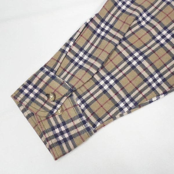 画像4: 90's BASIC EDITIONS チェック柄 プリントネルシャツ “DEADSTOCK” (4)