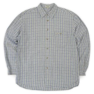 90s patagonia パタゴニア オーガニックコットン シアサッカーシャツ 90-00's Patagonia S/S シアサッカーシャツ - used&vintage box Hi-smile