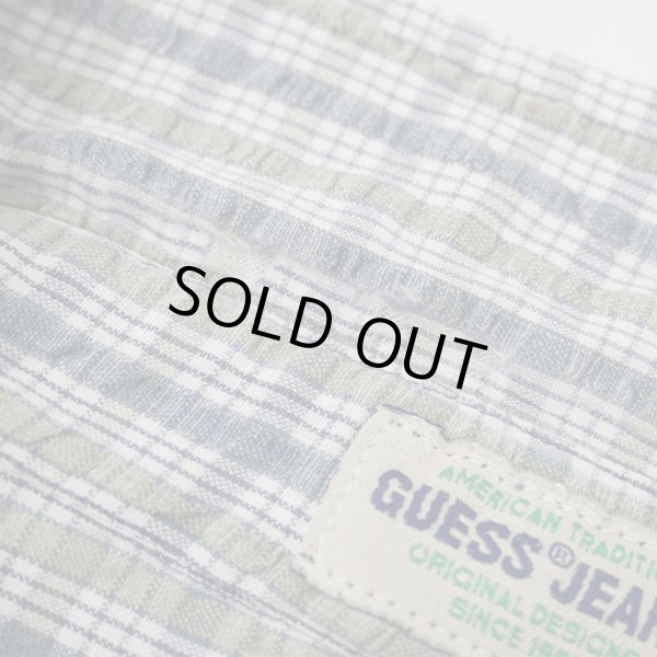 画像5: 90's GUESS JEANS シアサッカーシャツ (5)