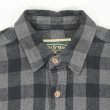 画像3: 00's Field & Stream ブロックチェック柄 ヘビーネルシャツ "GRAY×BLACK" (3)