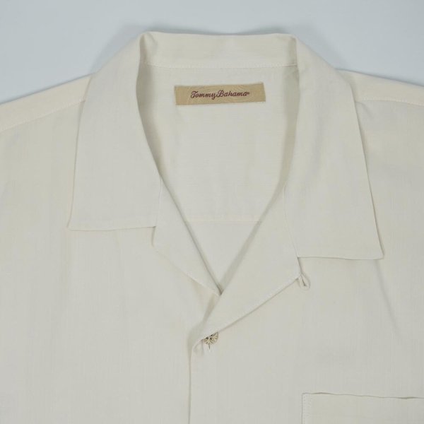 画像3: 00's Tommy Bahama S/S シルクオープンカラーシャツ (3)